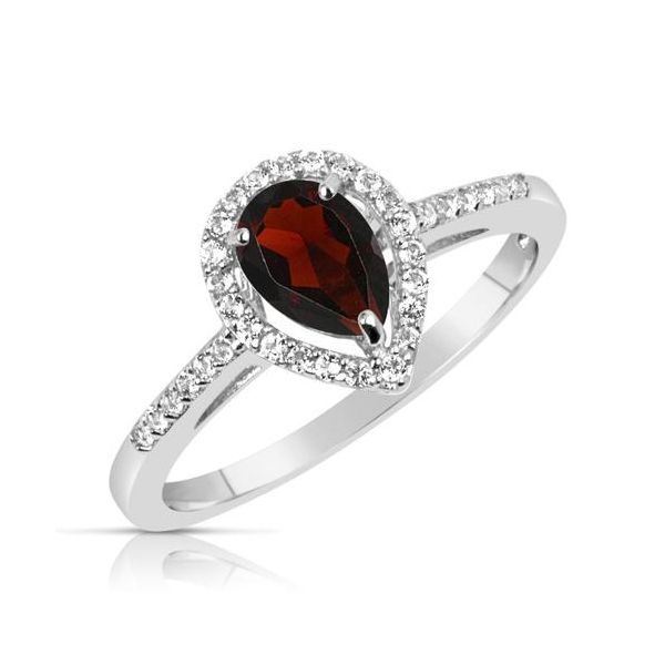 Ladies Garnet Ring Cellini Design Jewelers Orange, CT