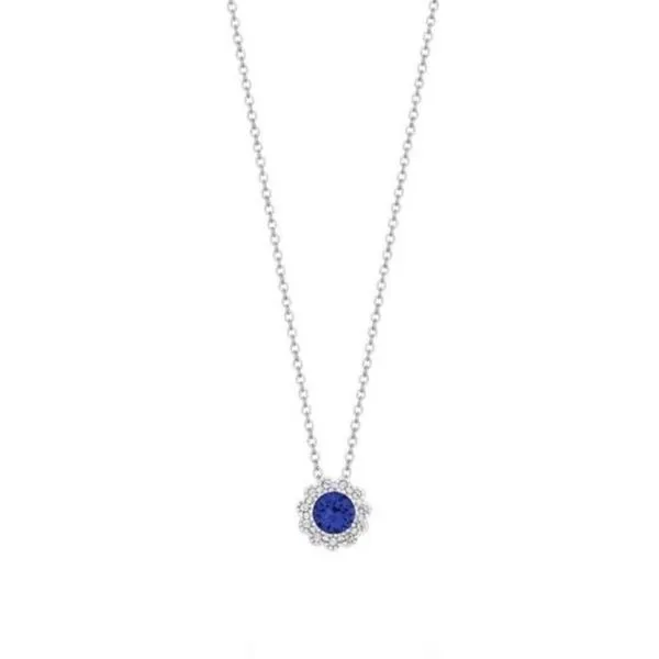 September Slider Birthstone Pendant Image 5 Cellini Design Jewelers Orange, CT