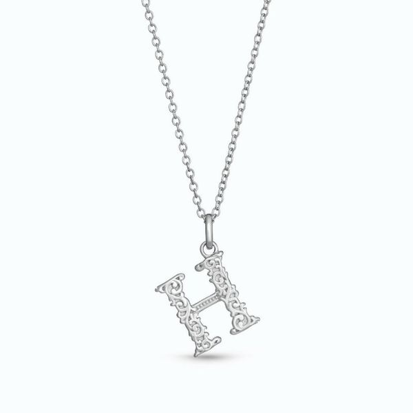 Letter H Necklace Cellini Design Jewelers Orange, CT
