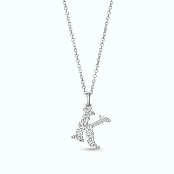 Letter k Necklace Cellini Design Jewelers Orange, CT