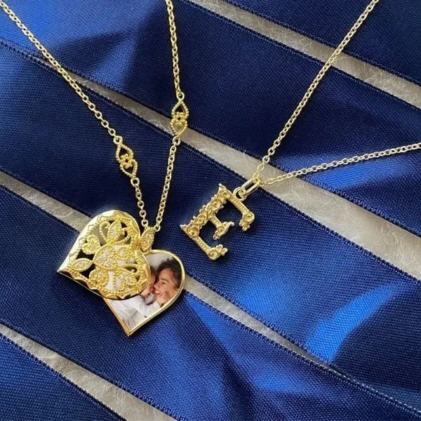 Harper Heart Locket Necklace Image 3 Cellini Design Jewelers Orange, CT