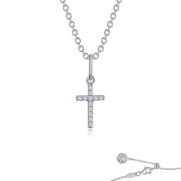 Mini Cross Necklace Cellini Design Jewelers Orange, CT