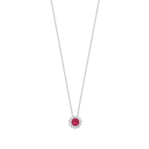 July Slider Birthstone Pendant Necklace Image 5 Cellini Design Jewelers Orange, CT
