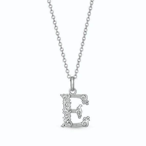 Letter E Necklace Cellini Design Jewelers Orange, CT