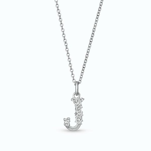 Letter J Necklace Cellini Design Jewelers Orange, CT