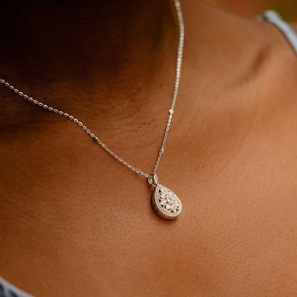 Abigail Locket Necklace Image 4 Cellini Design Jewelers Orange, CT