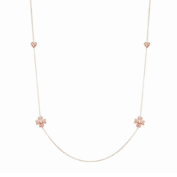 Clover Circle Layering Chain Necklace Cellini Design Jewelers Orange, CT