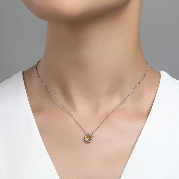 November Birthstone Necklace Image 2 Cellini Design Jewelers Orange, CT