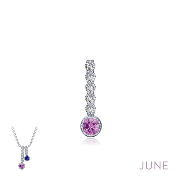 June Birthstone Love Pendant Cellini Design Jewelers Orange, CT