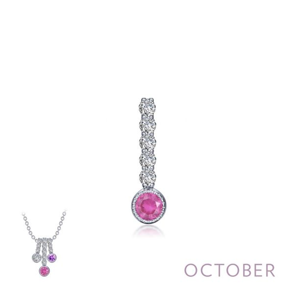 October Birthstone Love Pendant Cellini Design Jewelers Orange, CT