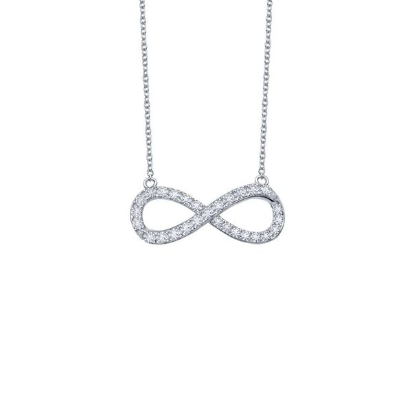 0.33 CTW Infinity Necklace Cellini Design Jewelers Orange, CT