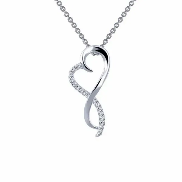 Infinity Heart Pendant Necklace Cellini Design Jewelers Orange, CT