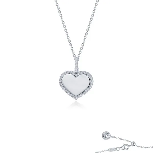 Fancy Heart Pendant Necklace Cellini Design Jewelers Orange, CT