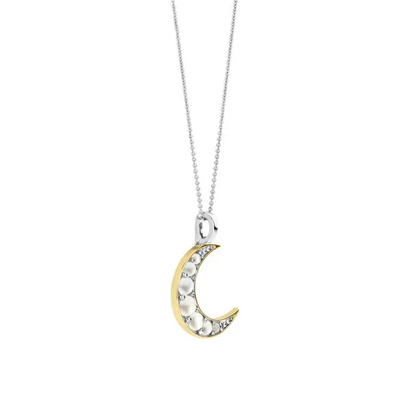 TI SENTO CRESCENT MOON NECKLACE Image 3 Cellini Design Jewelers Orange, CT