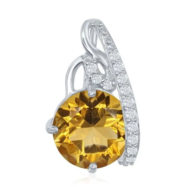 Sterling Silver Pendant Cellini Design Jewelers Orange, CT