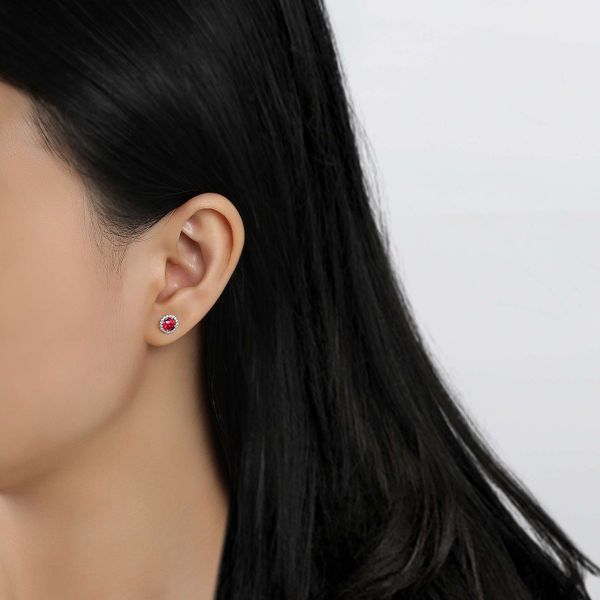 January Birthstone Earrings Image 2 Cellini Design Jewelers Orange, CT