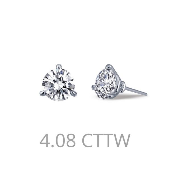 4.0 CTW Stud Earrings Cellini Design Jewelers Orange, CT