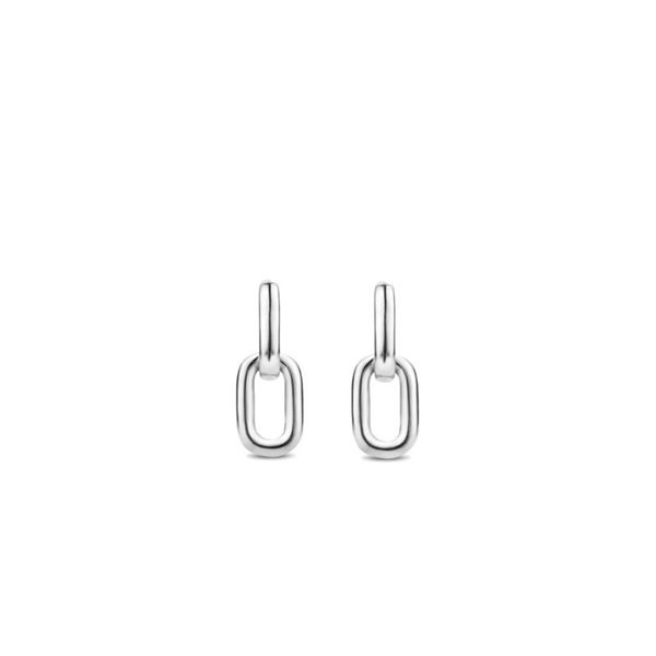 Paper Clip Style Earrings Image 3 Cellini Design Jewelers Orange, CT