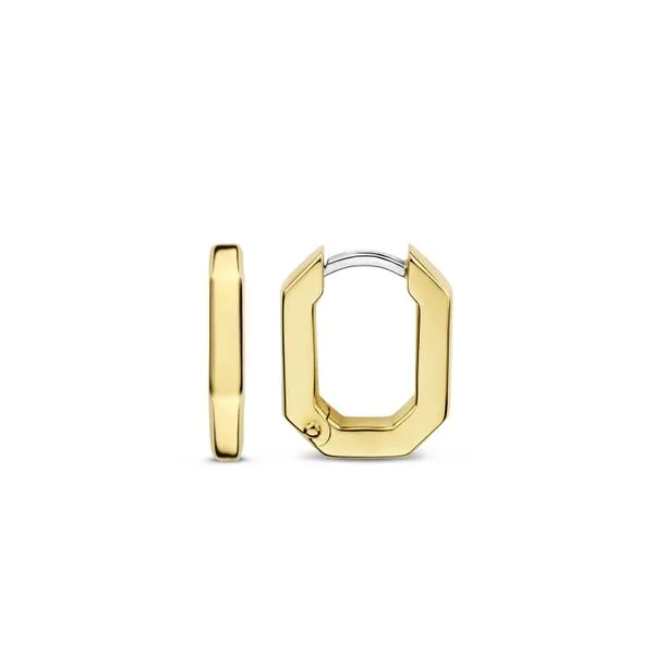 TI SENTO HEXAGON HUGGIES Image 3 Cellini Design Jewelers Orange, CT