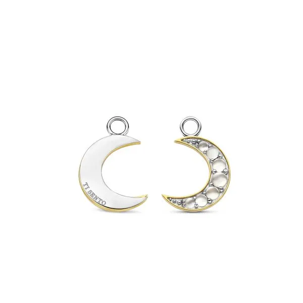 TI SENTO CRESCENT MOON EARRING CHARMS Image 4 Cellini Design Jewelers Orange, CT