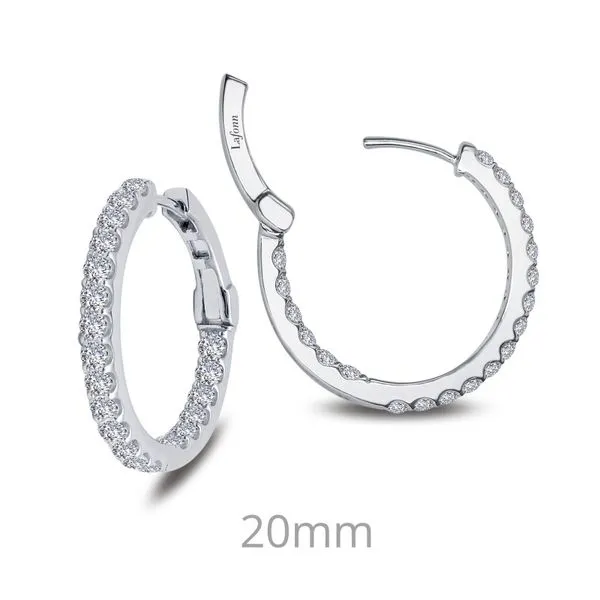 1.6 CTW Hoop Earrings Cellini Design Jewelers Orange, CT