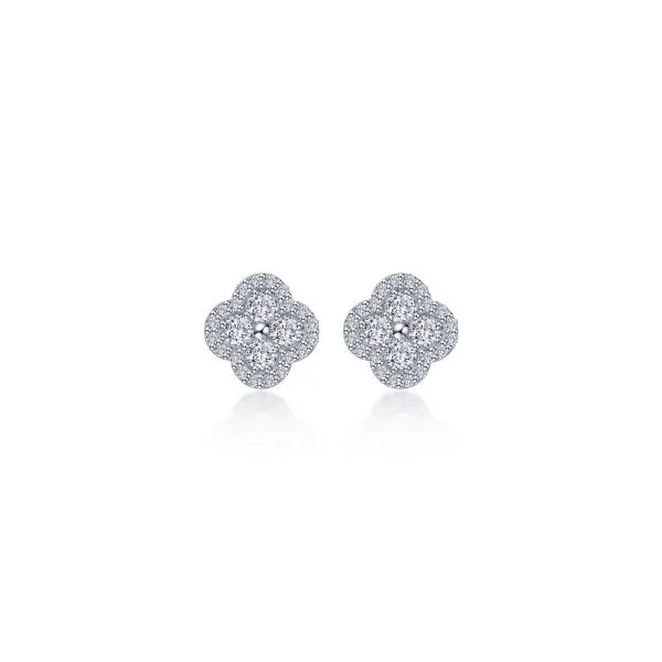 0.8 CTW Halo Stud Earrings Cellini Design Jewelers Orange, CT