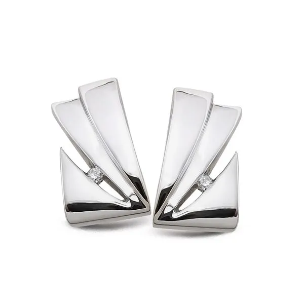 Sterling Silver Fashion Earrings Cellini Design Jewelers Orange, CT