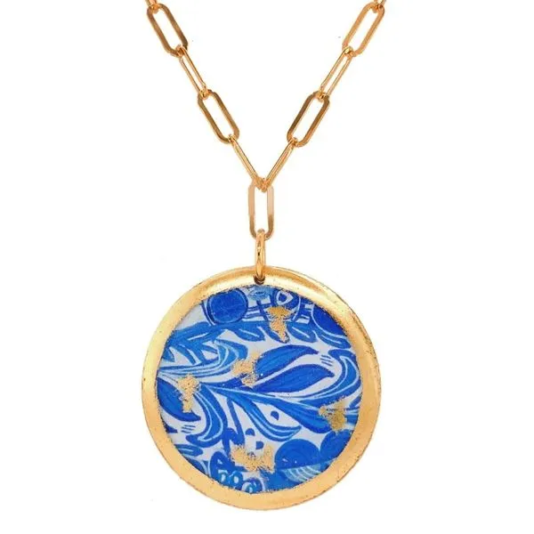 DELFT DISC NECKLACE Cellini Design Jewelers Orange, CT