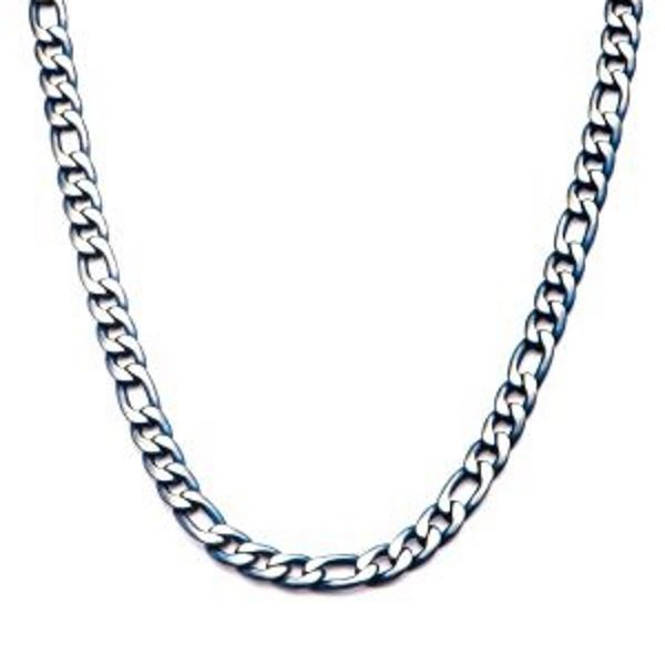 Black Plated Figaro Chain Necklace Cellini Design Jewelers Orange, CT