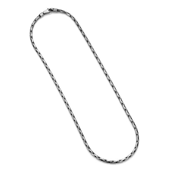 Men's  Brushedl Boston Chain Necklace Cellini Design Jewelers Orange, CT