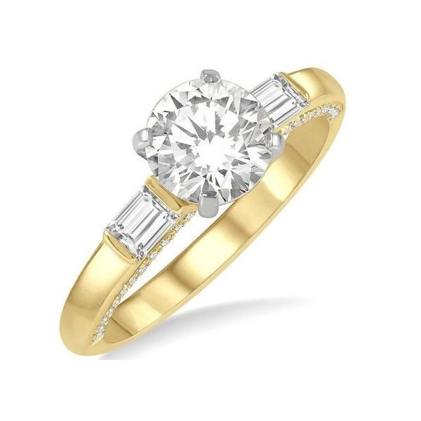 Diamond Semi-Mount Ring, 14 Karat, Yellow Chandlee Jewelers Athens, GA