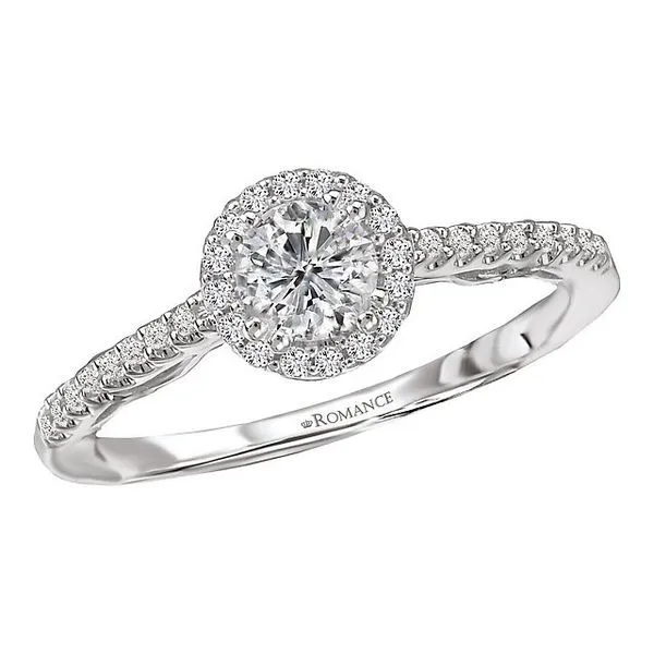 Diamond Semi-Mount Ring, 0.2 Ct., 14 Karat, White similar item image