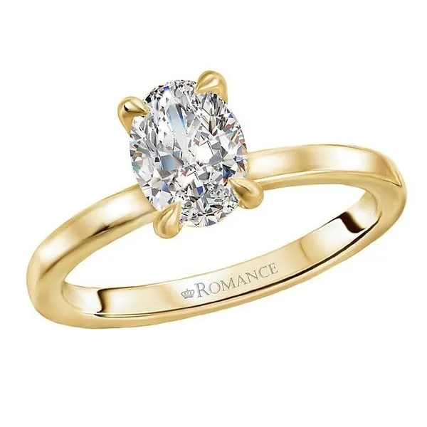 Diamond Semi-Mount Ring, 0.04 Ct., 14 Karat, Yellow Chandlee Jewelers Athens, GA