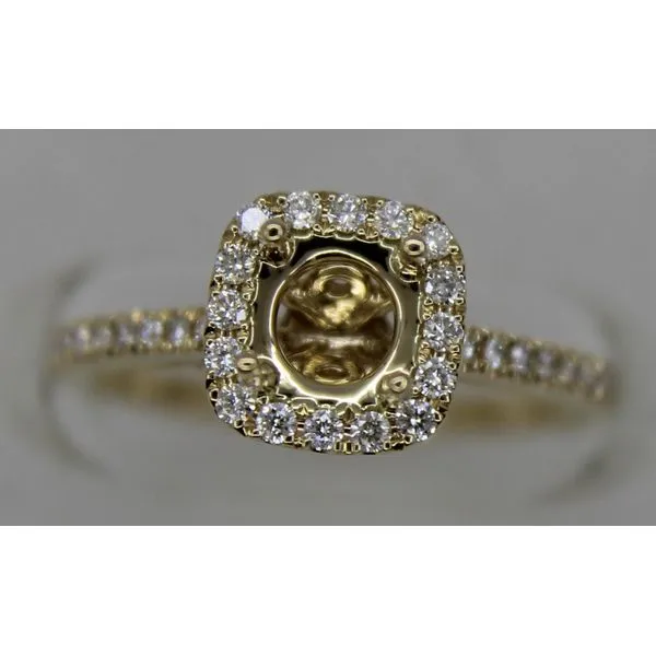 Diamond Semi-Mount Ring, 0.33 Ct., 14 Karat, Yellow similar item image