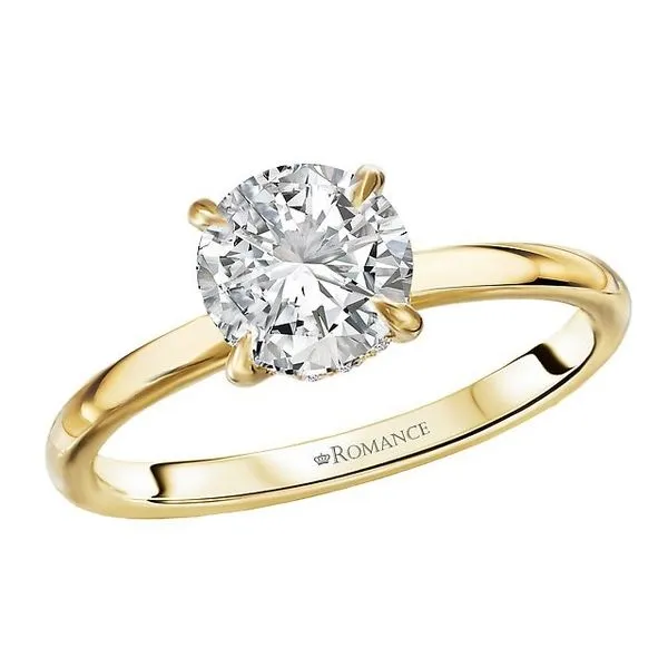 Diamond Semi-Mount Ring, 14 Karat, Two Tone Chandlee Jewelers Athens, GA