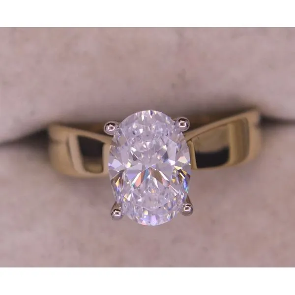 Diamond Semi-Mount Ring, 0.08 Ct., 14 Karat, White