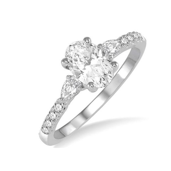 Diamond Engagement Ring, 0.87 Ct., 14 Karat, White Chandlee Jewelers Athens, GA