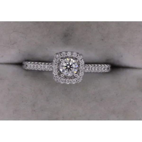 Diamond Engagement Ring, 0.41 Ct., 14 Karat, White Chandlee Jewelers Athens, GA