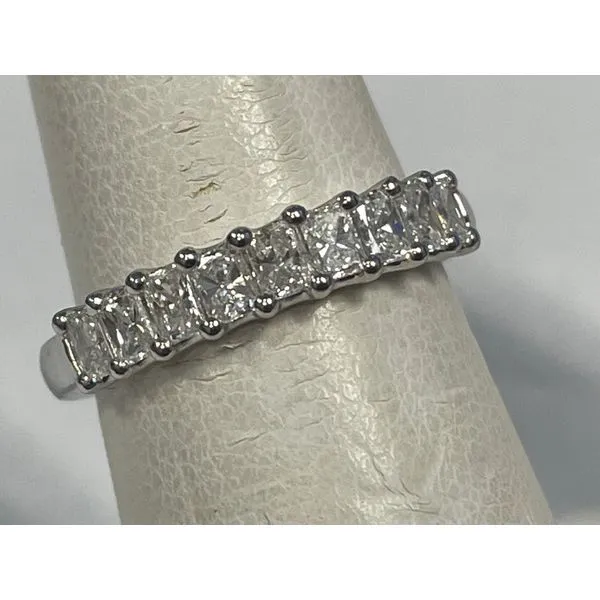 Diamond Anniversary Band, Princess Cut, 0.8 Ct., 14 Karat, White similar item image