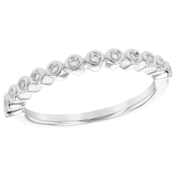 Diamond Anniversary Band, Round, 0.13 Ct., 14 Karat, White Image 2 Chandlee Jewelers Athens, GA