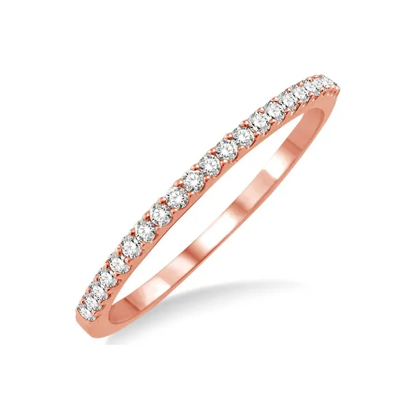 Diamond Anniversary Band, Round, 0.2 Ct., 14 Karat, Rosé Chandlee Jewelers Athens, GA