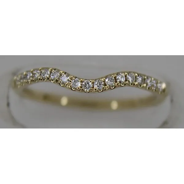 Diamond Anniversary Band, Round, 0.1 Ct., 14 Karat, Yellow Chandlee Jewelers Athens, GA