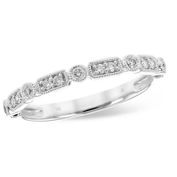 Diamond Anniversary Band, Round, 0.13 Ct., 14 Karat, White