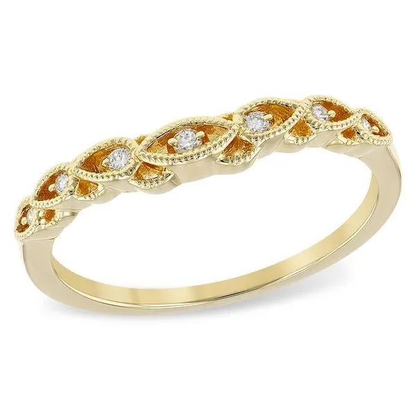 Diamond Anniversary Band, Round, 14 Karat, Yellow