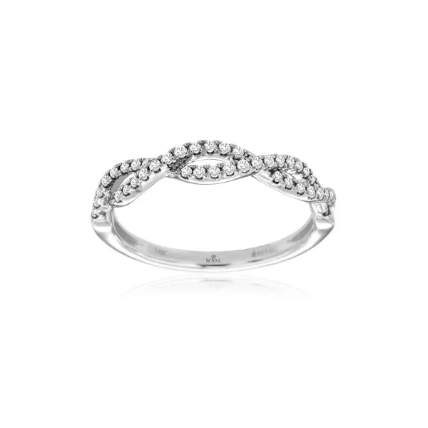 Diamond Anniversary Band, Round, 0.2 Ct., 14 Karat, White