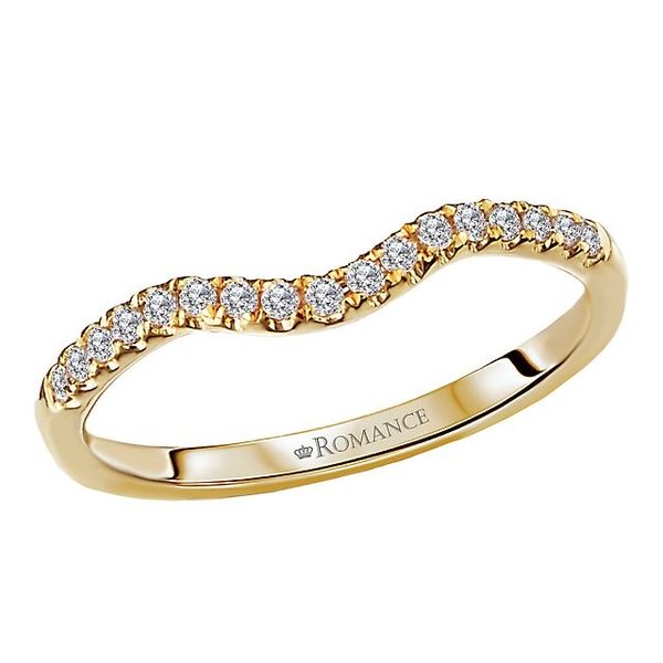 Diamond Anniversary Band, Round, 0.1 Ct., 14 Karat, Yellow Chandlee Jewelers Athens, GA