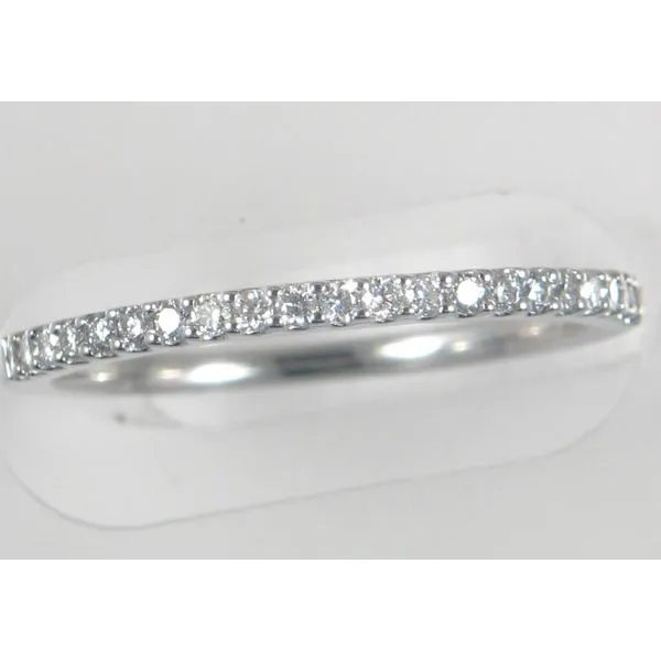 Diamond Anniversary Band, Round, 0.2 Ct., 14 Karat, White Chandlee Jewelers Athens, GA