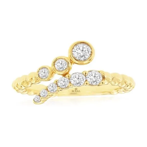 Diamond Fashion Ring, Right Hand Ring, 0.5 Ct., 14 Karat,...
