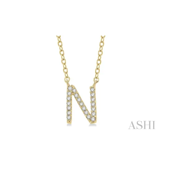 Diamond Pendant, Letter, 0.07 Ct., 10 Karat, similar item image