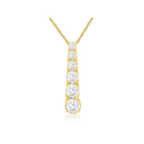 Diamond Pendant, Vertical, 0.6 Ct., Chandlee Jewelers Athens, GA